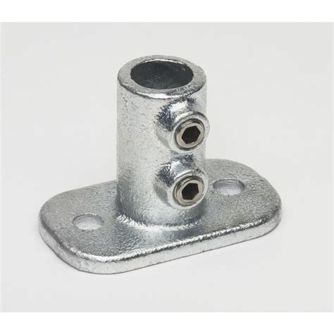 Steeltek 38 In Silver Galvanized Steel Structural Pipe Fitting Rail