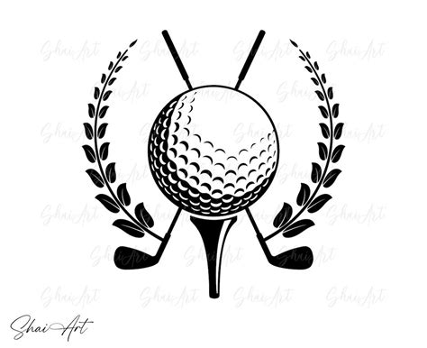 Golf Club And Ball Svg File Golf Svg Golfing Svg Golfer Svg Svg