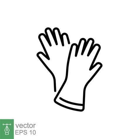 Medical Gloves Clipart Black And White