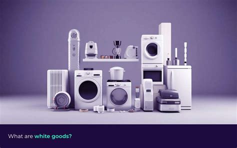 What Are White Goods Know The Industry List Examples Products