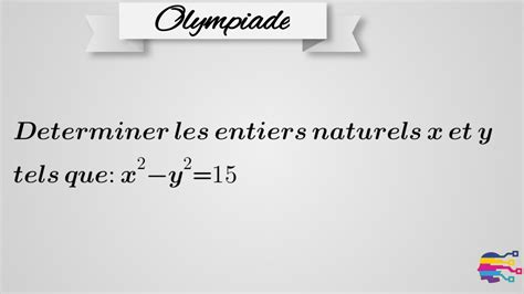 Olympiade maths pour la 3ème année du collège YouTube