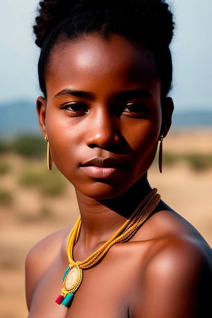 Joven etíope un impactante retrato de la belleza y la cultura africanas