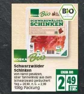 Edeka Bio Schwarzwälder Schinken Angebot bei EDEKA