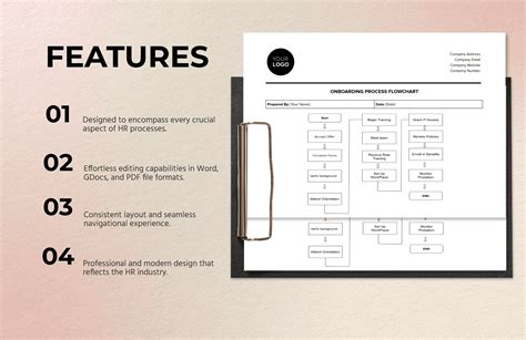 Onboarding Process Flowchart HR Template in Word, PDF, Google Docs ...