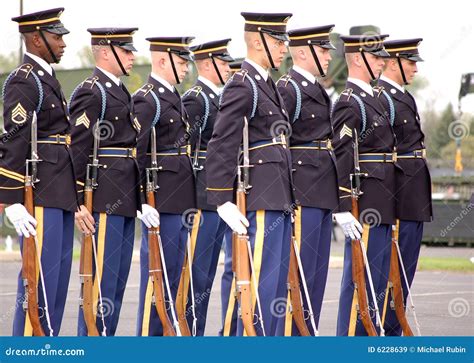 United States Army Honor Guard Editorial Stock Image Image Of