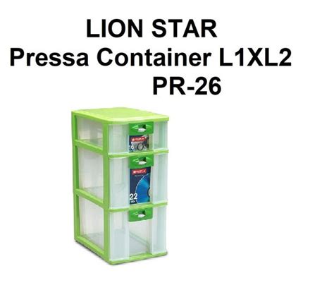 Jual Lion Star Pressa Container L Xl Pr Rak Cd Laci Cd Di