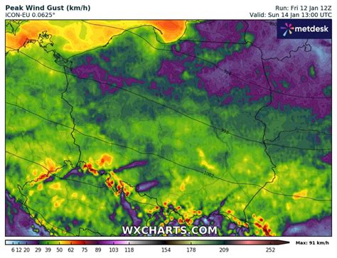 Wichury I Burze Nie Ne Wyst Pi W Polsce Pr Dko Wiatru Przekroczy