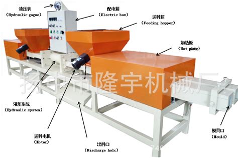 扬中隆宇机械 木墩机 刨花墩机 托盘墩机木屑垫块热压机 阿里巴巴
