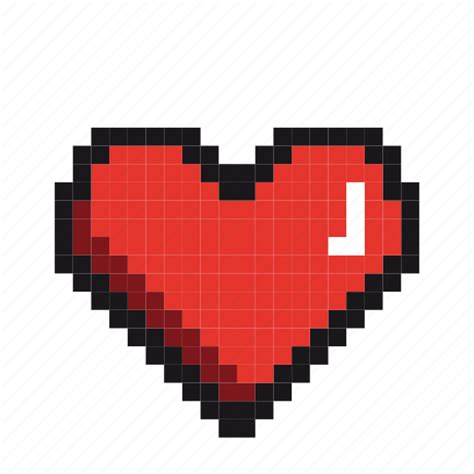 Couple Fall In Love Heart Love Lovers Pixels Valentine Icon