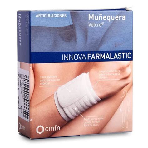 Farmalastic Muñequera Universal Velcro Compression Tech Color Blanco