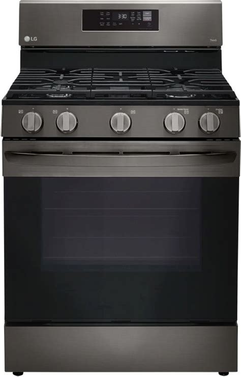 Lg 30 Printproof™ Black Stainless Steel Freestanding Gas Range Big Sandy Superstore