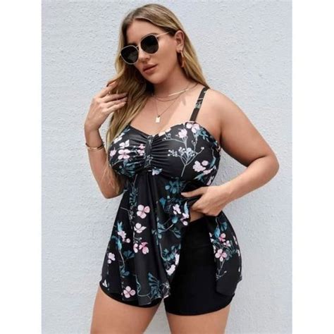 Maillot De Bain Pi Ces Femme Tankini Ensembles Maillots Push Up Bikini Set Imprim Sans