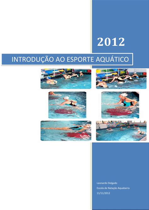 PDF Apostila Atividades Aquaticas Pdf DOKUMEN TIPS