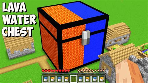 I Found Lava Vs Water Giant Chest In Minecraft This Is Biggest Secret