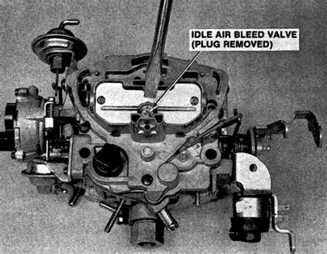 Rochester Dualjet Idle Air Bleed Valve Technical Info