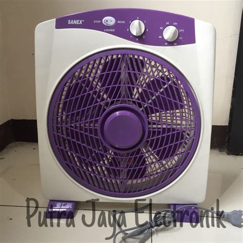 Jual Box Fan Sanex Sni Kipas Angin Meja Kotak Shopee Indonesia