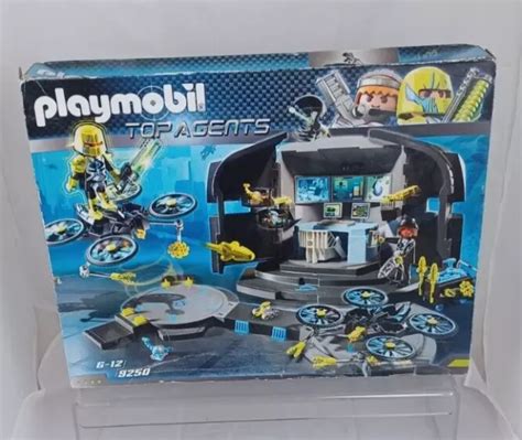 Playmobil Top Agents Dr Drone Command Base Large Buildable Play