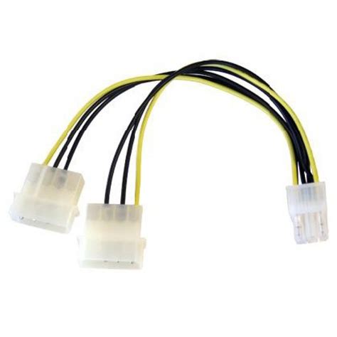 PCI Express 6 Broches Vers LP4 Molex Graphique Carte Alimentation Cab