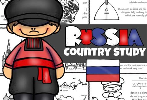 Russia For Kids Printable Book To Read Color Learn Artofit