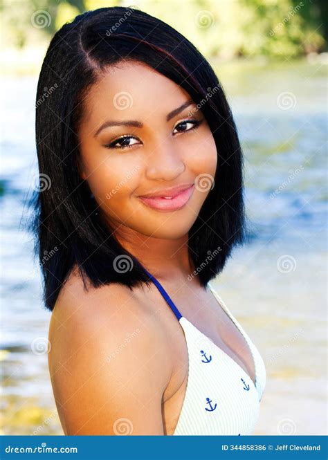 Portrait Of A Bikini Model Royalty Free Stock Photography Cartoondealer