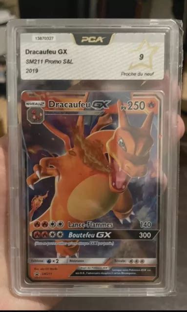 Carte Pok Mon Dracaufeu Gx Sm Promo Soleil Lune Fran Aise Pca