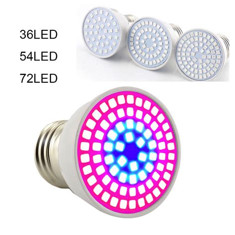 E27 Led Light Grows 3W 4W 5W Plant Flower Growing Lamp Lâmpada Para