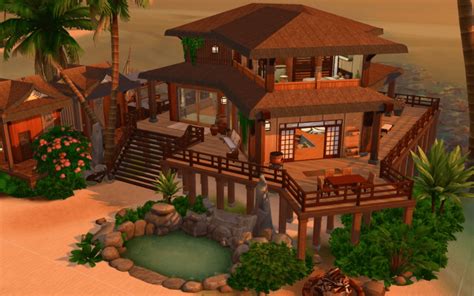 Sims 4 Beach House That You Need To Check Out SNOOTYSIMS