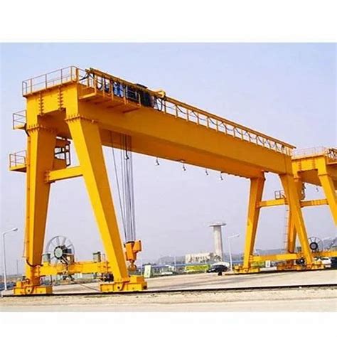 Double Girder Electric Gantry Cranes Maximum Lifting Capacity 20 25