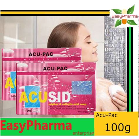 Acu Pac Acusid Sulphur Salicylic Acid Soap G Shopee Malaysia