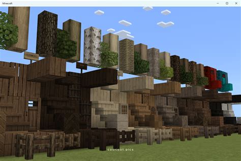 Minecraft Oak Wood Block Texture