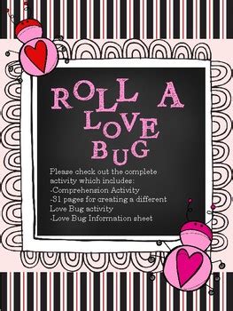 FREEBIE Roll A Love Bug by pencilsandlipsticks | TpT