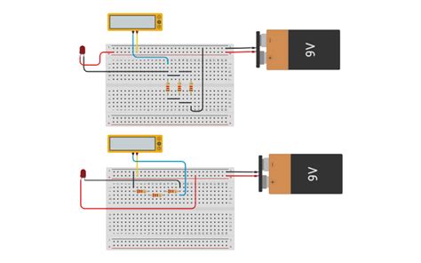 Circuit Design Circuitos En Serie Y Paralelo Tinkercad