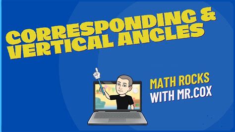 Vertical And Corresponding Angles Youtube