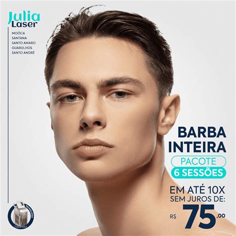 Barba Inteira Pacote Sess Es Julia Laser