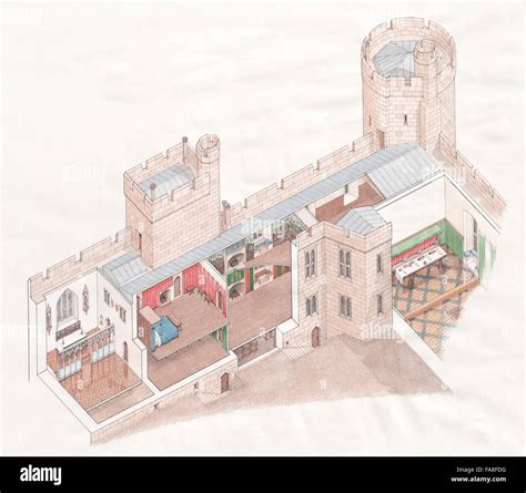 A Cutaway Reconstruction Drawing Of The Inner Apartments In The East