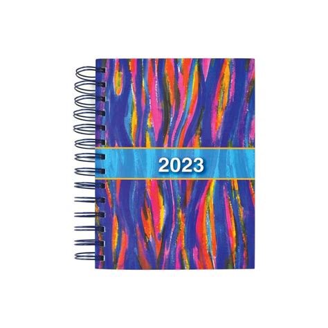 Agenda 2023 Danpex Diario Colores Pasta Dura Y Espiral 13 Cm X 16 Cm