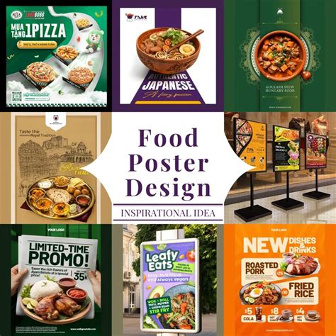 food poster design ideas   stand    wall