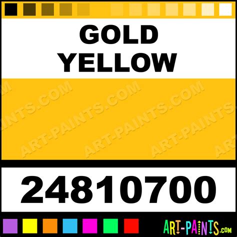 Gold Yellow School Gouache Paints - 24810700 - Gold Yellow Paint, Gold ...