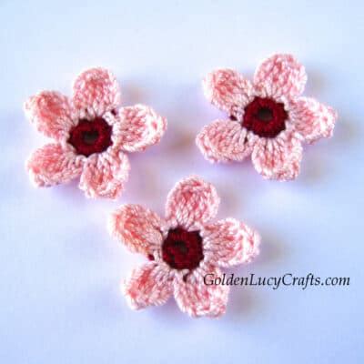 Cherry Blossom Crochet Pattern Goldenlucycrafts