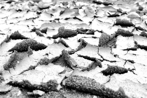 Scorched Earth and Earth Clods are Seen on Dry Land Caused by Drought and Lack of Rain Due To ...