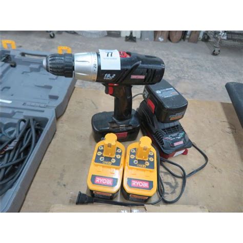 Craftsman Cordless Drill Wspare Batteries And Charger