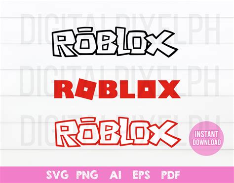 22 Roblox Svg Vector Clipart Roblox Printable Files In Svg Etsy Images