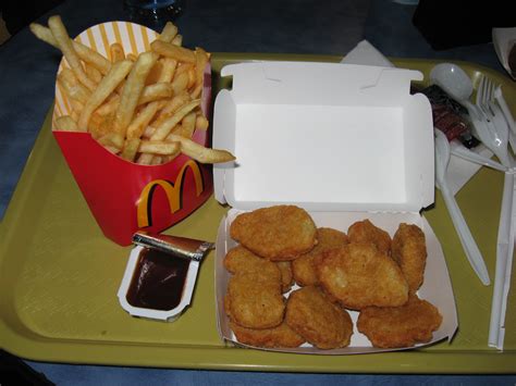 Mcdonald S French Fries Chicken Mcnuggets And Barbeque Sauce