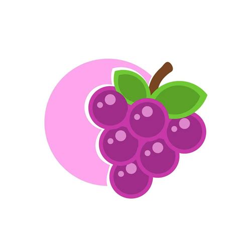 cute simple grape illustration 23825897 Vector Art at Vecteezy