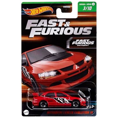 Đồ Chơi Siêu Xe Fast Furious Hot Wheels HNT03 HNR88 2003 MITSUBISHI LANCER EVOLUTION IX