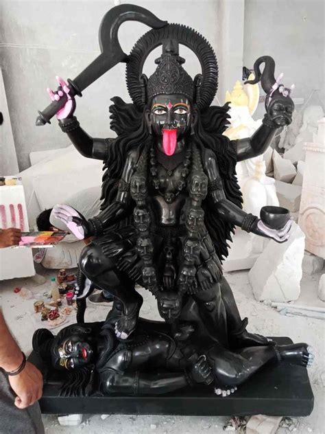 Plain Hindu Black Marble Kali Maa Statue For Temple At Rs 19500 In Jaipur