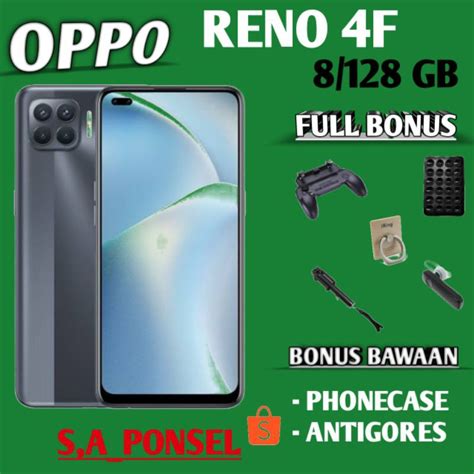 Jual OPPO RENO 4F RAM 8 128 GB GARANSI RESMI OPPO Shopee Indonesia