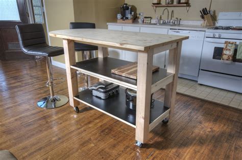 How To Build A Kitchen Island On Wheels Kitchen Island Plans Kitchen Island Decor Diy