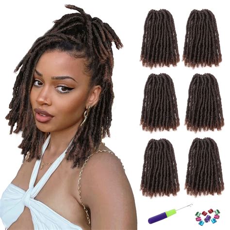 Buy WIGNEE Crochet Hair 120 Strands Faux Locs 8 Inches Soft Locs Pre