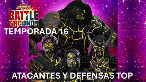 Battleground Mejores Atacantes Y Defensores Para La Temporada 16 Marvel Mcoc Youtube